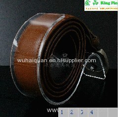 Free shipping support wholesale special acrylic display case for leather belt! High quality and low price