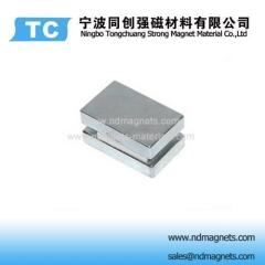 Rectangle shaped strong permanent magnets grade N42