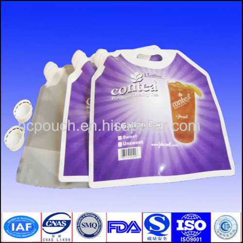 spout bag for laundry detergent