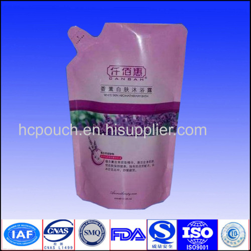 liquid bag with spout