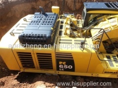used hydraulic construction excavator Komatsu 650LC