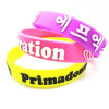 personalized printed silicone bracelet for promotional gift