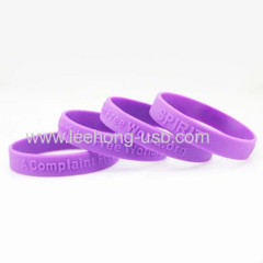 personalized printed silicone bracelet for promotional gift