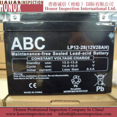 Professional Pre Shipment Inspection for Chargeable Battery
