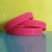 Eco-friendly silicone debossed wristband with custom logo