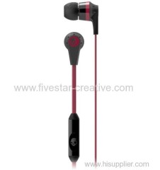 Skullcandy Ink'd 2.0 In-Ear Headphones with Mic for iPhone iPod Black&Red