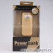 Rhombus Pattern Universal Power Bank For iPhone/Samsung/HTC-Champaign Gold