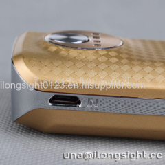 Rhombus Pattern Universal Power Bank For iPhone/Samsung/HTC-Champaign Gold