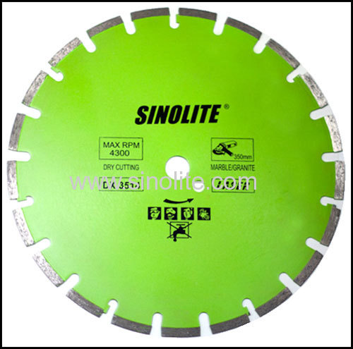 laser-welded diamond saw blade