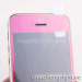 0.33 mm Explosion-proof Electroplated Mirror Half Tempered Glass Screen Protector For iPhone 5/5S