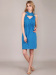 Women's fashion leisure condole sexy v-neck strapless dress