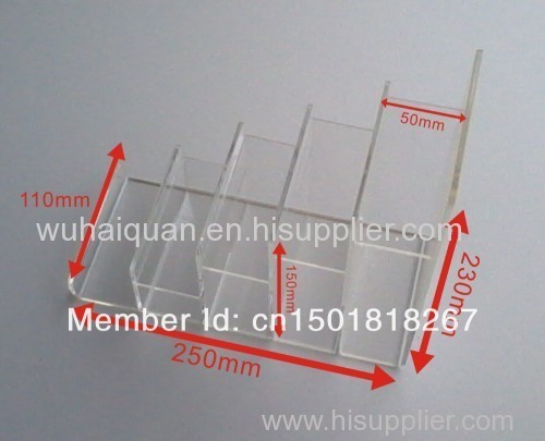 Support wholesale free shipping five layers acrylic wallet display case! High quality and low price! Nice and fashion