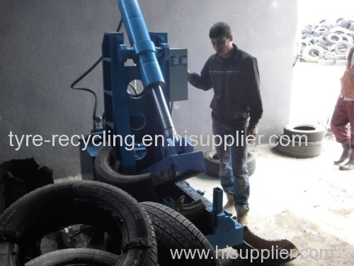 China waste tire recycling production line