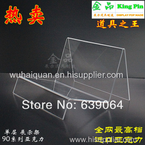 High-grade one layer acrylic display case for wallet handbag cosmetic boutique! Free shipping and hot selling
