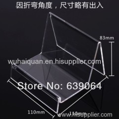 High-grade one layer acrylic display case for wallet handbag cosmetic boutique! Free shipping and high quality