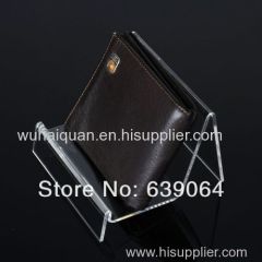 High-grade one layer acrylic display case for wallet handbag cosmetic boutique! Free shipping and high quality