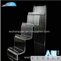 Free shipping popular Acrylic four layers display case for wallet, jewelly and so on! High quality and low price!