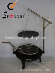 Shengri adjustable height bbq grill