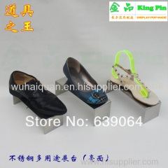 High-grade multifunctional hot selling stainless steel five pieces a suit shoes display stand! High quality