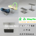 Free shipping stainless steel two pieces a set shoes display stand ! High quality and low price !