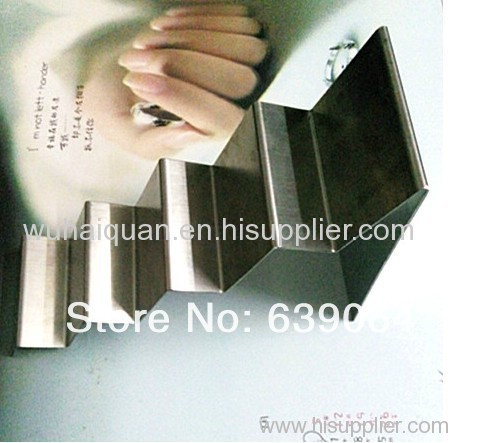 Free shipping stainless steel wallet display rack! Four layers display stand suitable for market etc