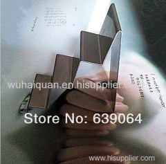 Free shipping stainless steel wallet display rack! Three layers display stand suitable for market etc