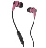Skullcandy Ink'd 2 Earbud Headphones Pink/Black with Mic/Remote