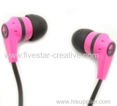 Skullcandy Ink'd 2 Earbud Headphones Pink/Black with Mic/Remote