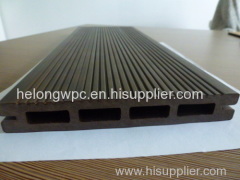 New design Co-extrusion Hollow wpc outdoor decking floor