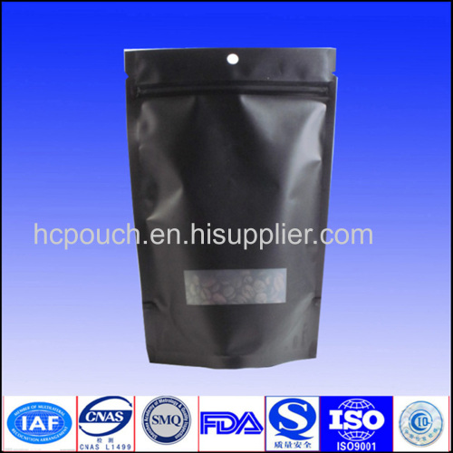 stand up coffee pouch with valve