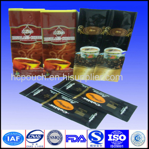 types of coffee pouch for packaging