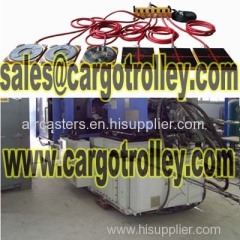 Air bearings casters applications