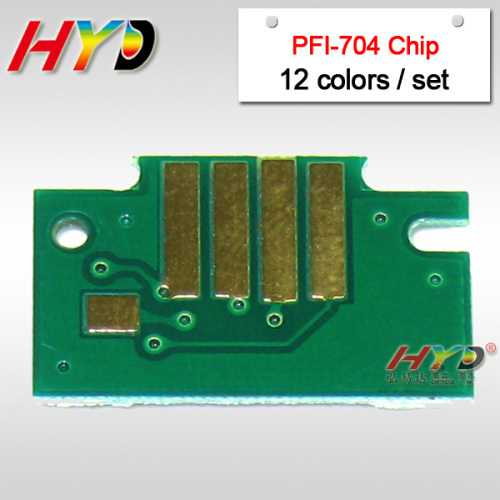 12 colors set PFI-704 Ink Tank Chip for Canon imagePROGRAF iPF8300