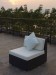 Garden rattan wicker sofa for all weather