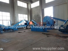 Waste tyre recycling rubber powder machine in recycling factory