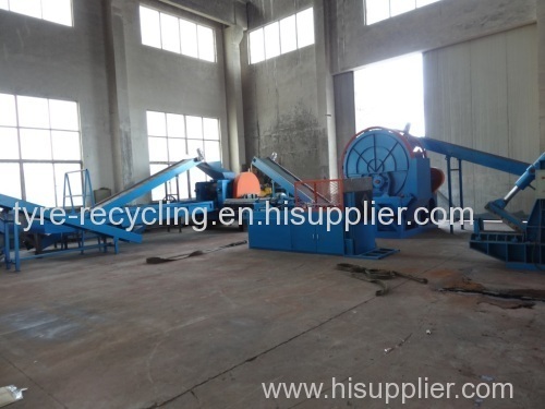 Waste Tire Shredder For Recycling Machine