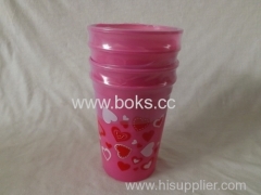 children use plastic water cups