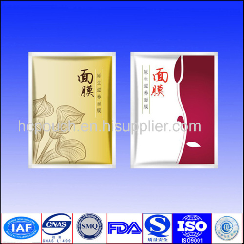 facial mask plastic package bag