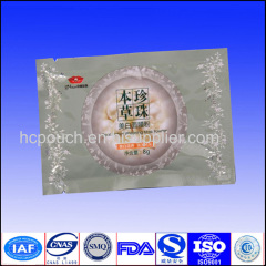 Heat sealed vacuum aluminum foil facial mask bag