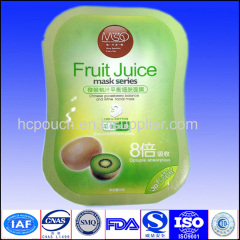 special shape plastic facial mask bags