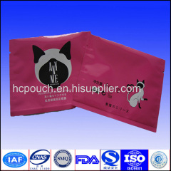 colored plastic packaging bag for eye