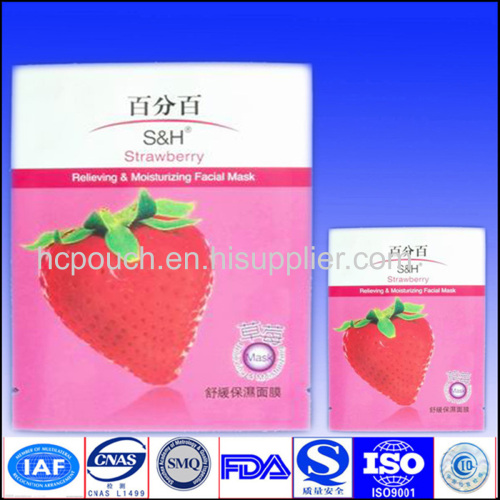 Lamination Bag For Facial Mask,Three Side Seal Bags