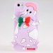 Cute 3D Cartoon Turtle Elephant Silicone Rubber Case Cover for iPhone 5/5S