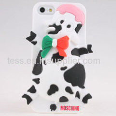 Cute 3D Cartoon Turtle Elephant Silicone Rubber Case Cover for iPhone 5/5S