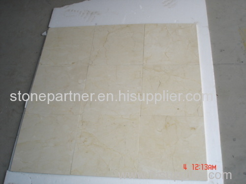 Cream Marfil marble tiles