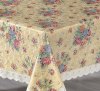 Embossed pvc table cloth for home use