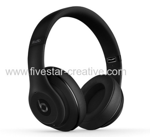 Beats Studio 2.0 On-Ear Wired Headphones Matte Black