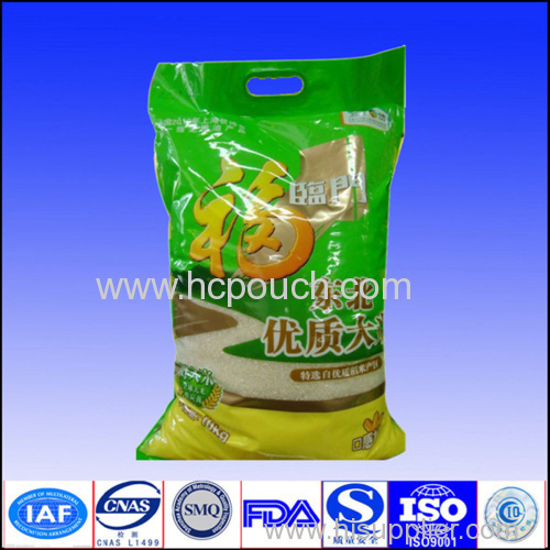 hole top rice package bag