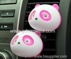 Panda car AC air freshener with shaking eyes