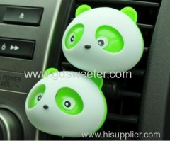 Panda car AC air freshener with shaking eyes